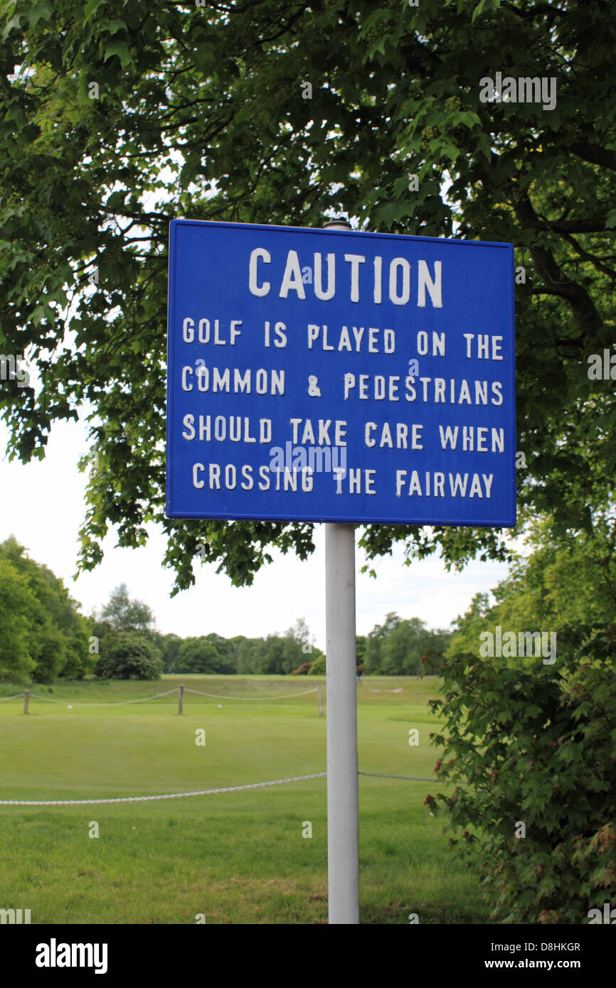 Wimbledon Common Golf Club, SW London England UK Stock Photo Alamy