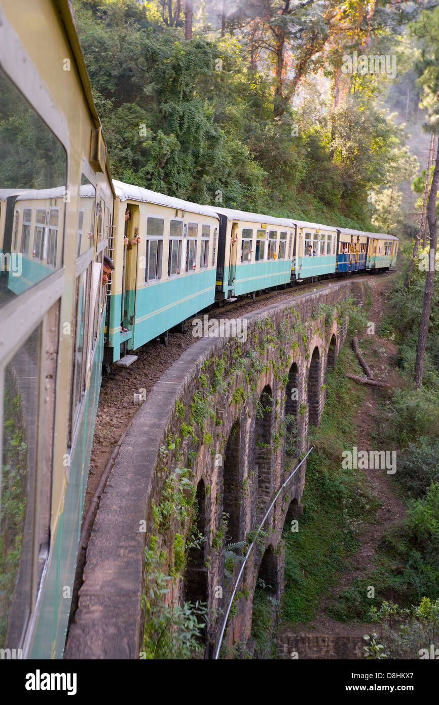 India, Himachal Pradesh, Shimla, the famous Toy train from Kalka to