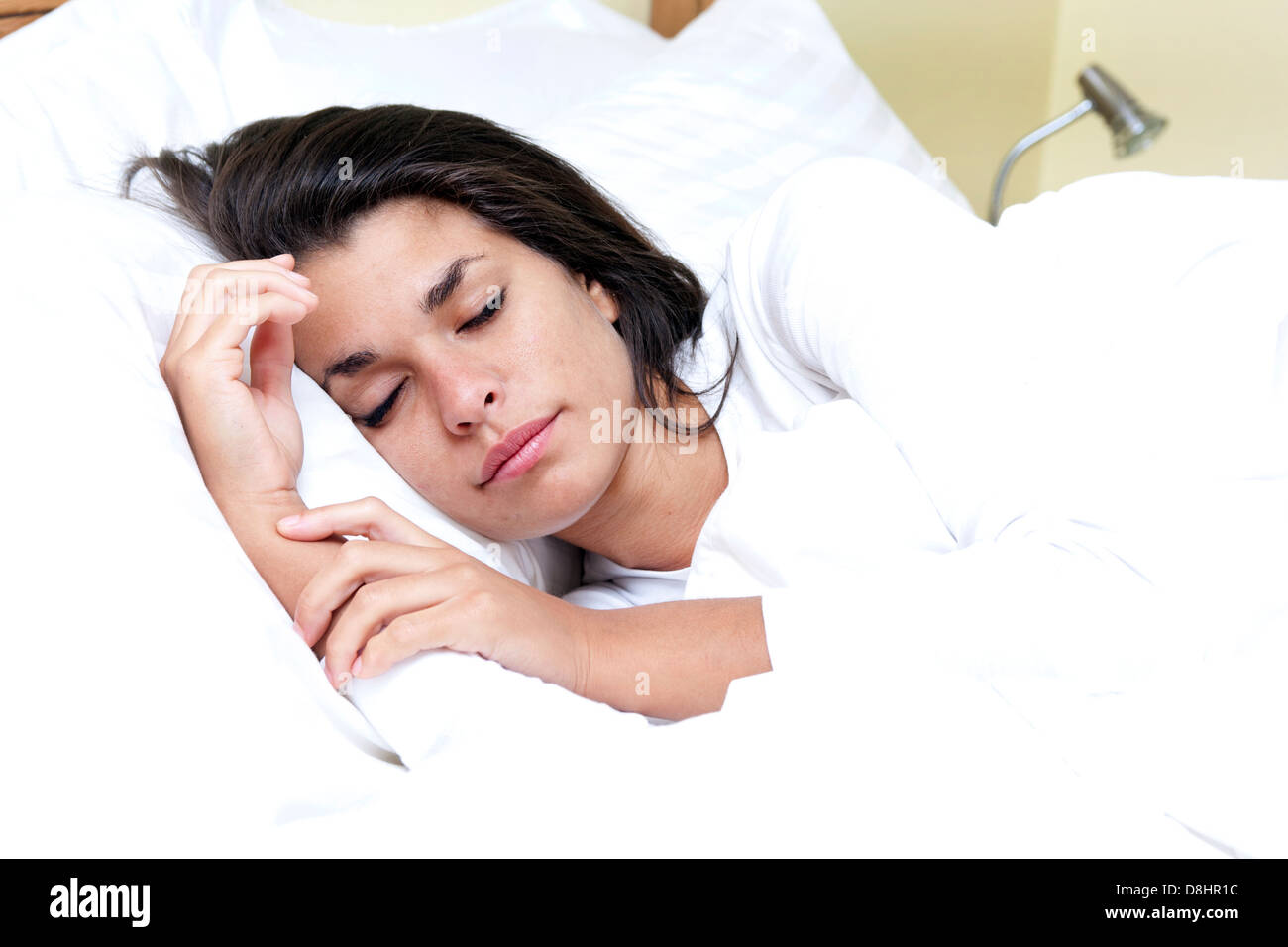 Under covers bed asleep hi-res stock photography and images - Alamy