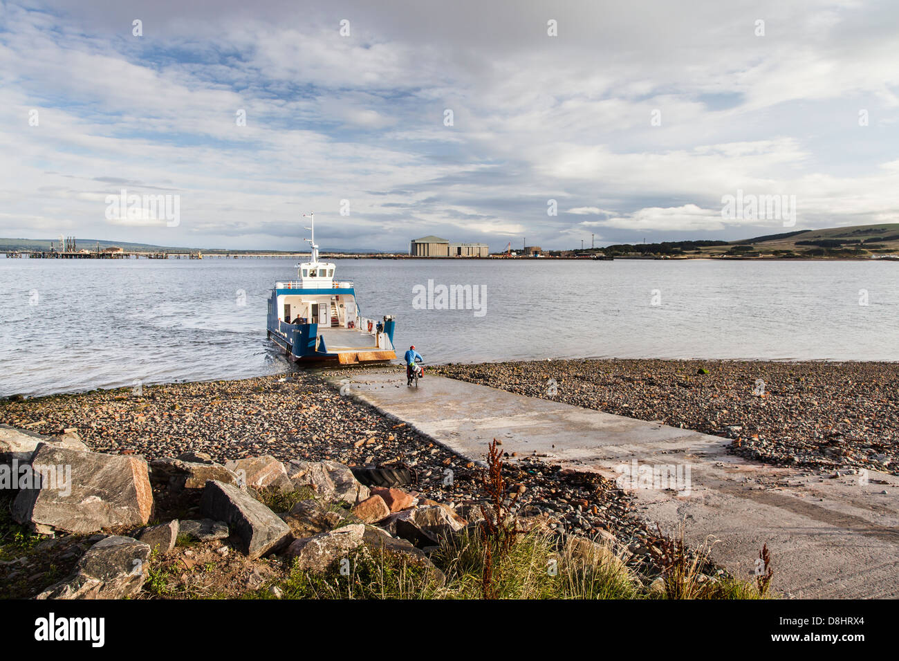 Cromarty-Nigg ferry on The Black Isle, Scotland Stock Photo