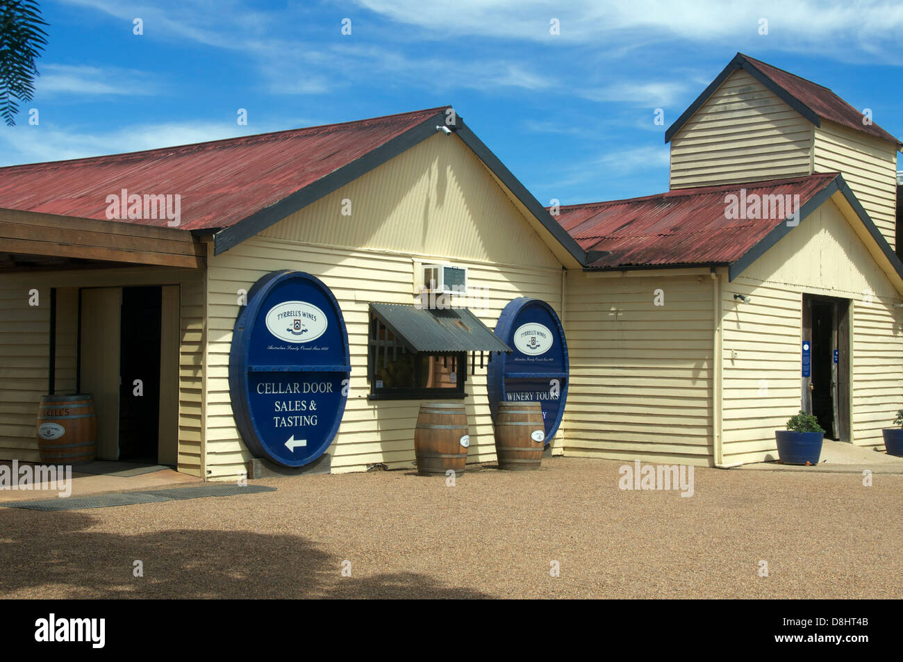 Tyrrells cellar door Hunter Valley NSW Australia Stock Photo