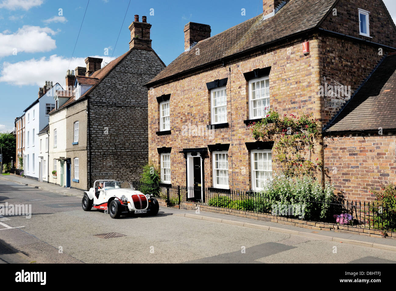 The rural village of Much Wenlock on Wenlock Edge, Shropshire Stock