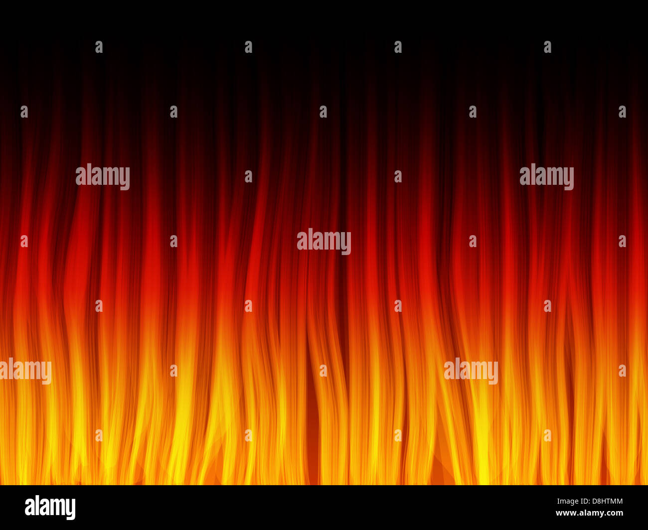 Vector - Realistic Fire Flames. Color and forms are editable Stock ...