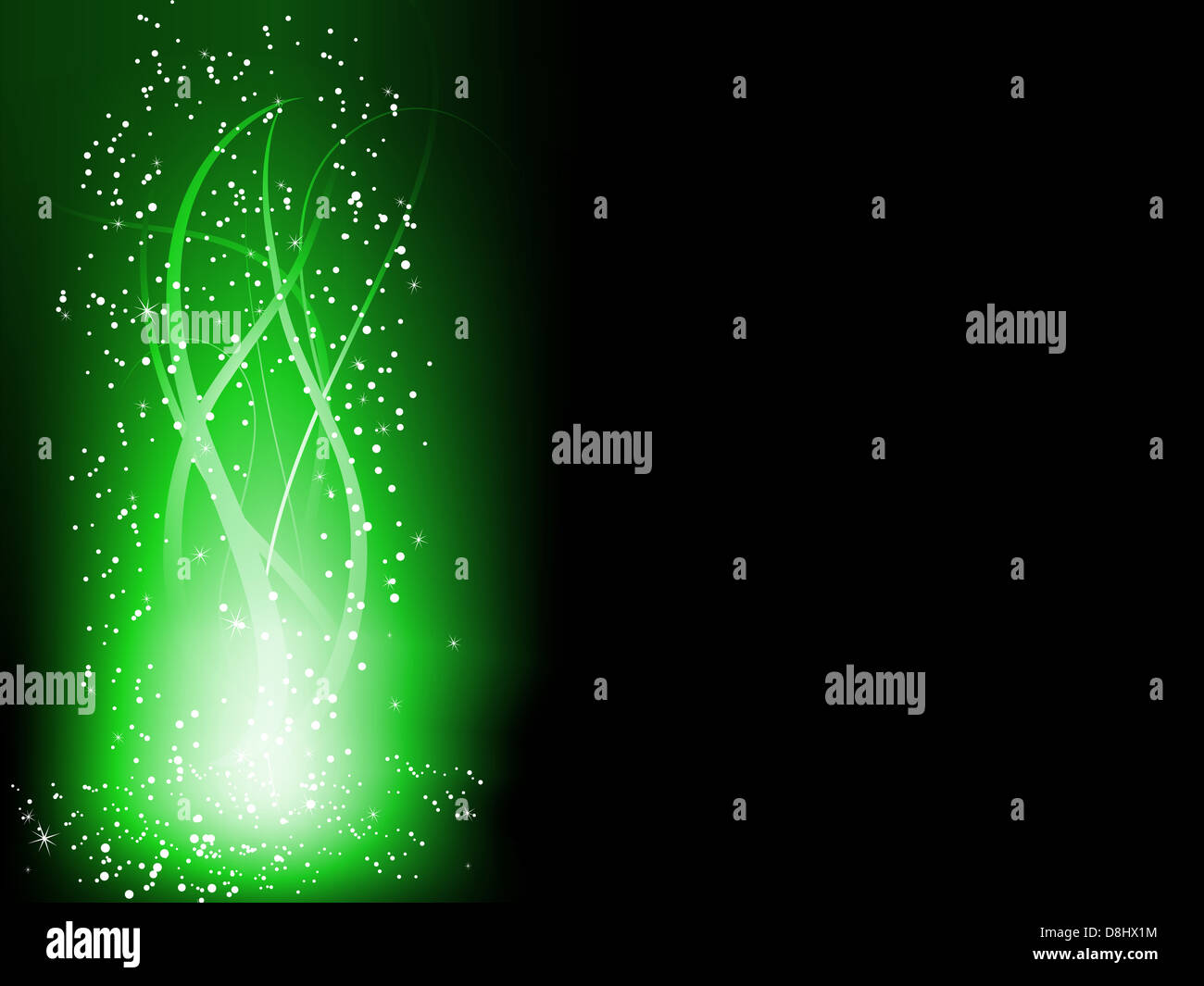Green Colorful Glowing Lines Background. Editable Vector Illustration ...