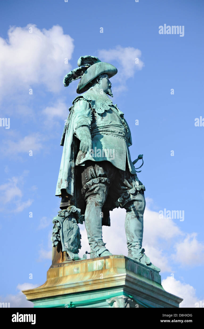 King Gustav Adolf statue, Gothenburg, Sweden Stock Photo