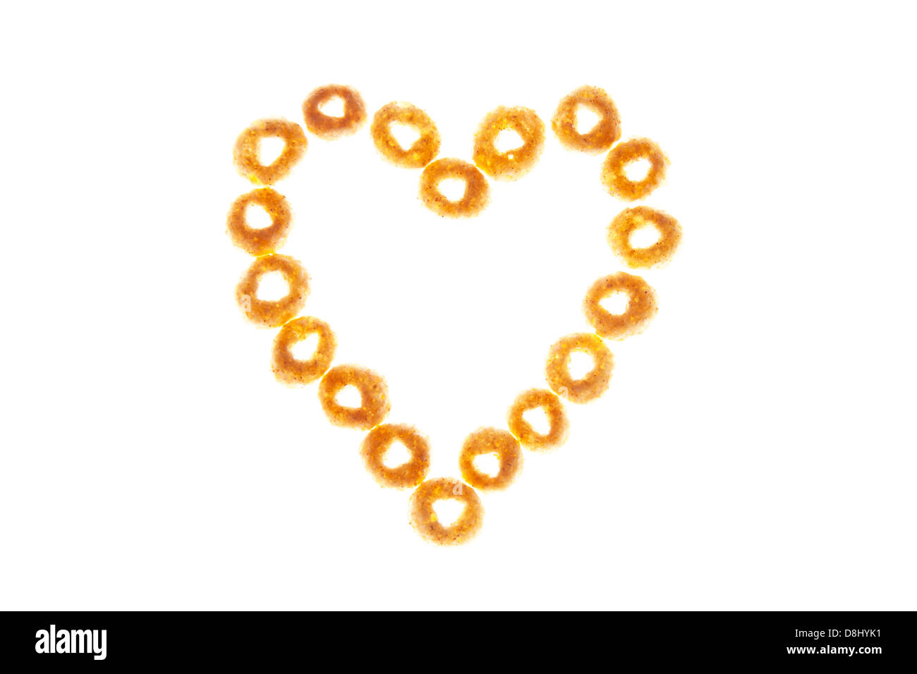 Hearth made of cereal Stock Photo Alamy
