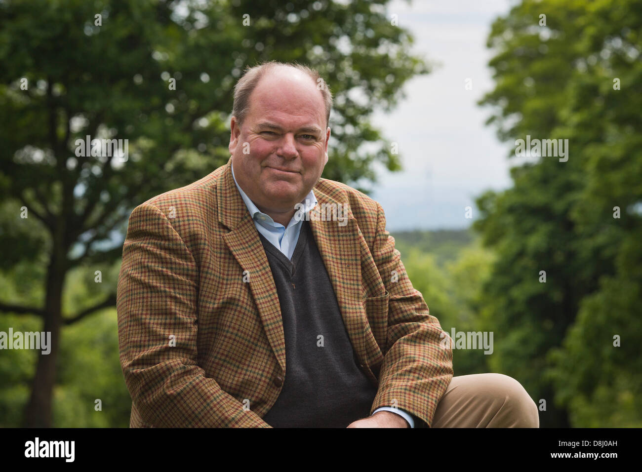 Walter Kohl, son of former German Chancellor Helmut Kohl, poses for the photographer in Koenigstein, Germany, 27 May 2013. Photo: FRANK RUMPENHORST Stock Photo