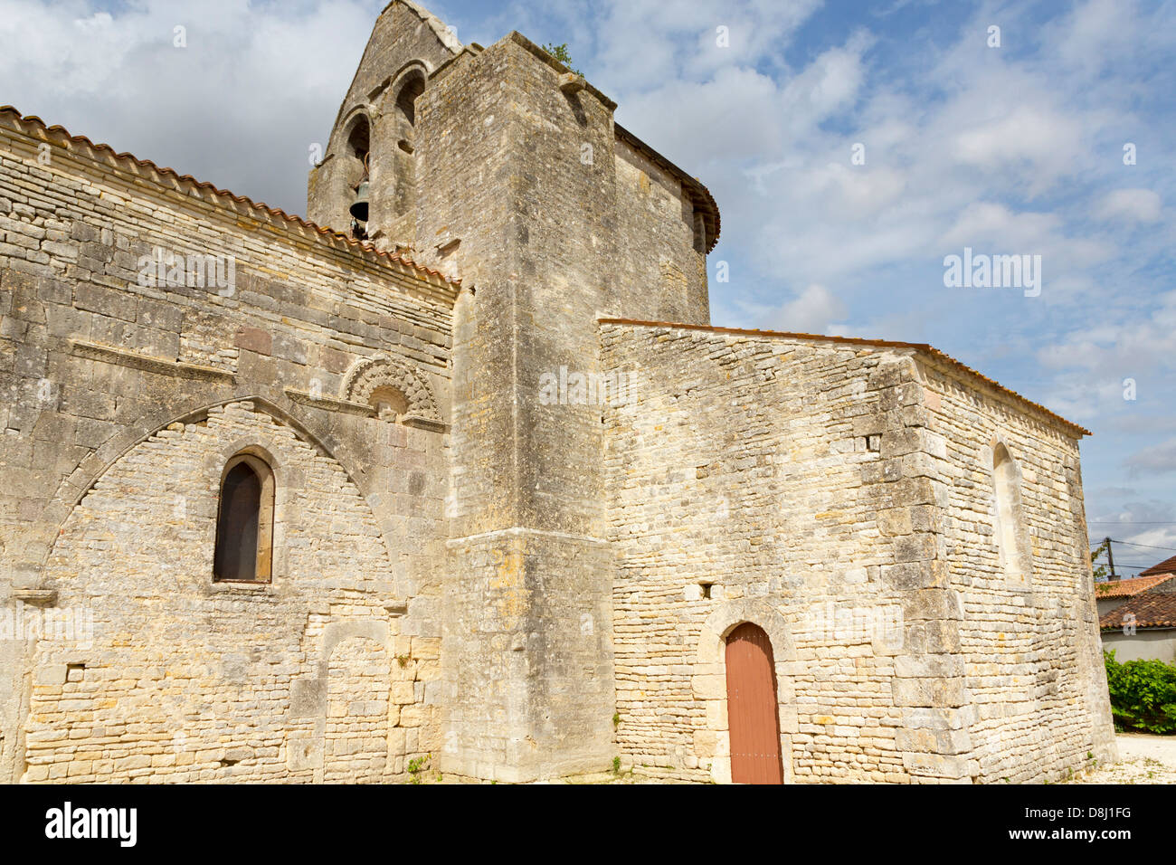 Village church Nere Charente Maritime France Stock Photo Alamy
