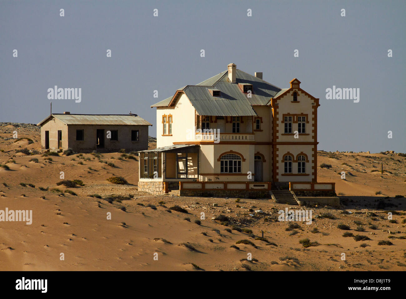 Manager's House, Kolmanskop Ghost Town, near Luderitz, Namibia, Africa Stock Photo
