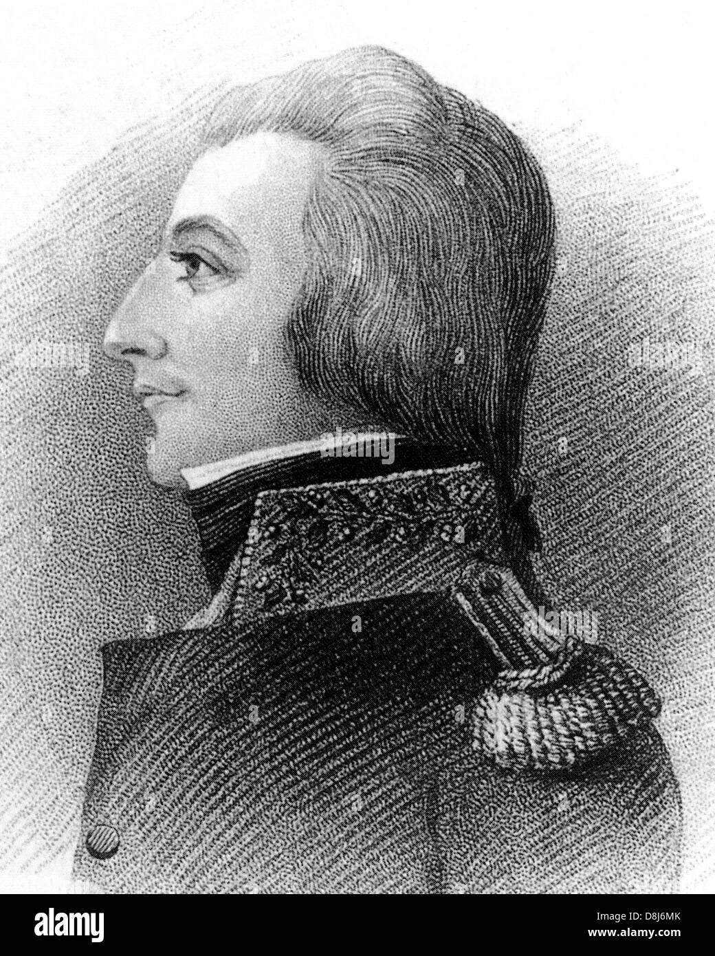 JEAN JOSEPH HUMBERT (1767-1823) French soldier who led a failed invasion of ireland in 1798 Stock Photo