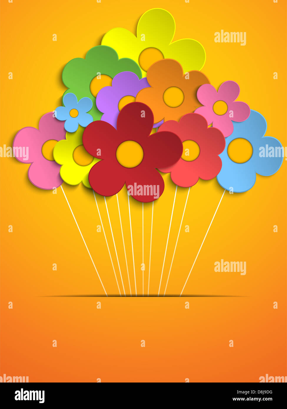 Vector - Beautiful Spring Colorful Flowers Background Stock Photo - Alamy