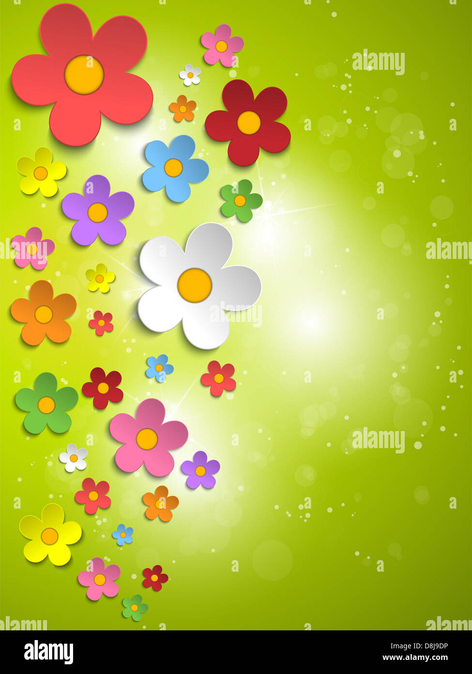 Vector - Beautiful Spring White Flowers Background Stock Photo - Alamy