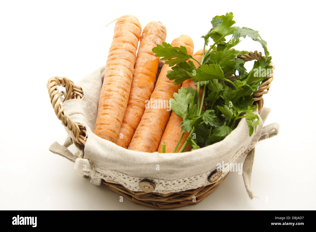 Carrots and parsley Stock Photo Alamy