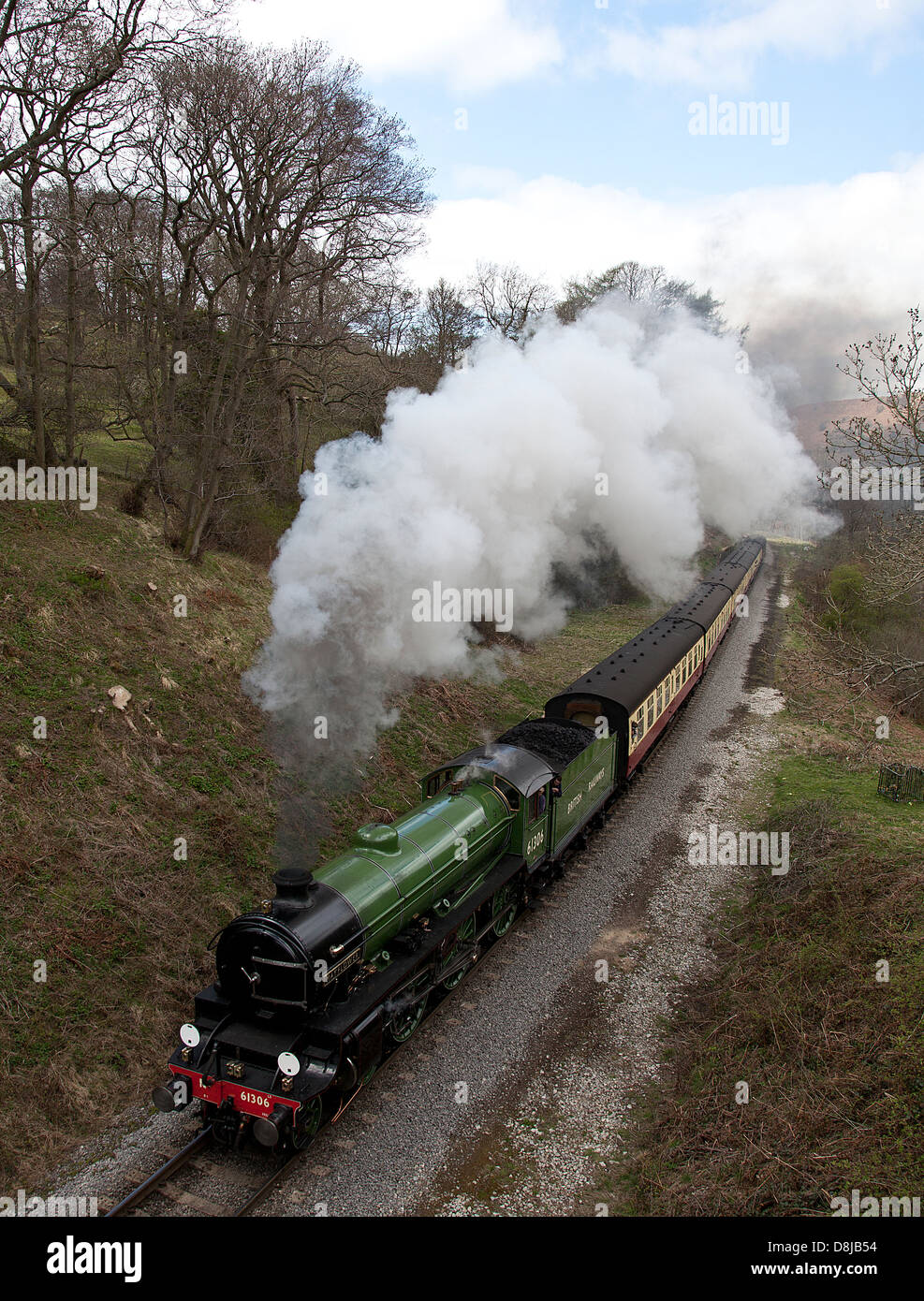 LNER B1 61306 Mayflower.North Yorkshire Moors Railway.uk Steam engine ...