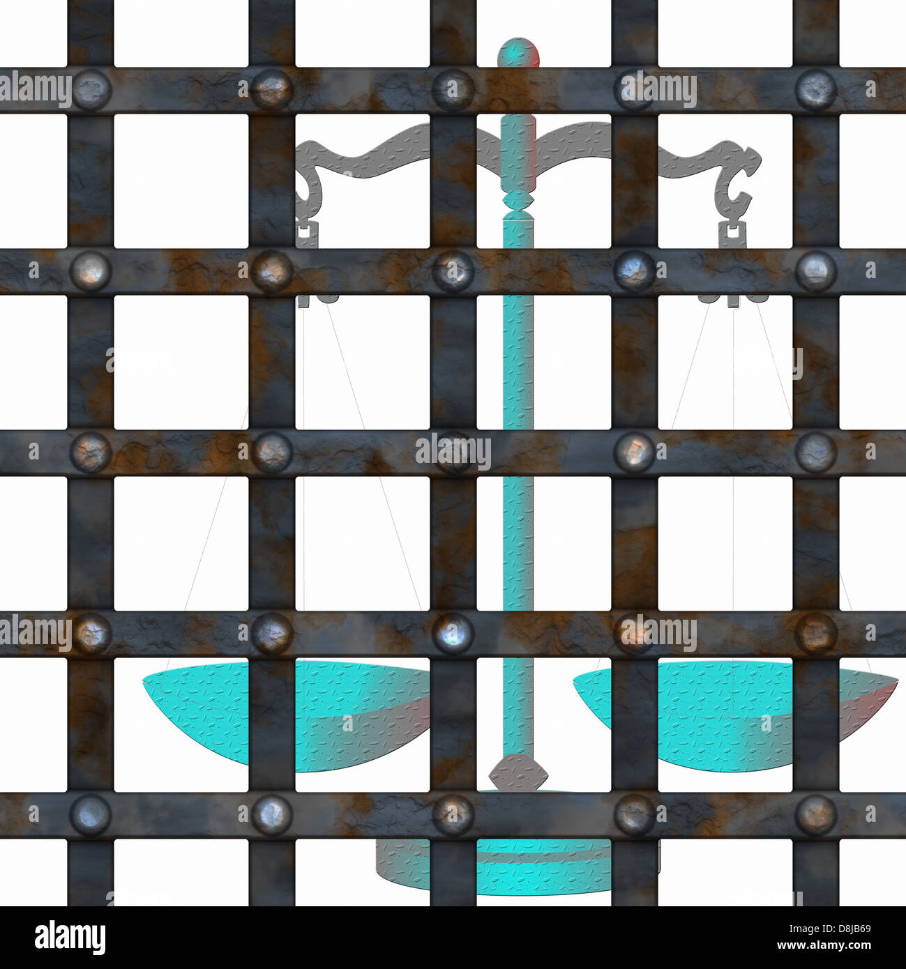 justice behind bars Stock Photo - Alamy