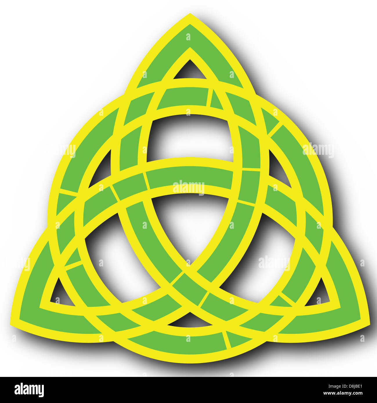 christian celtic trinity symbol Stock Photo