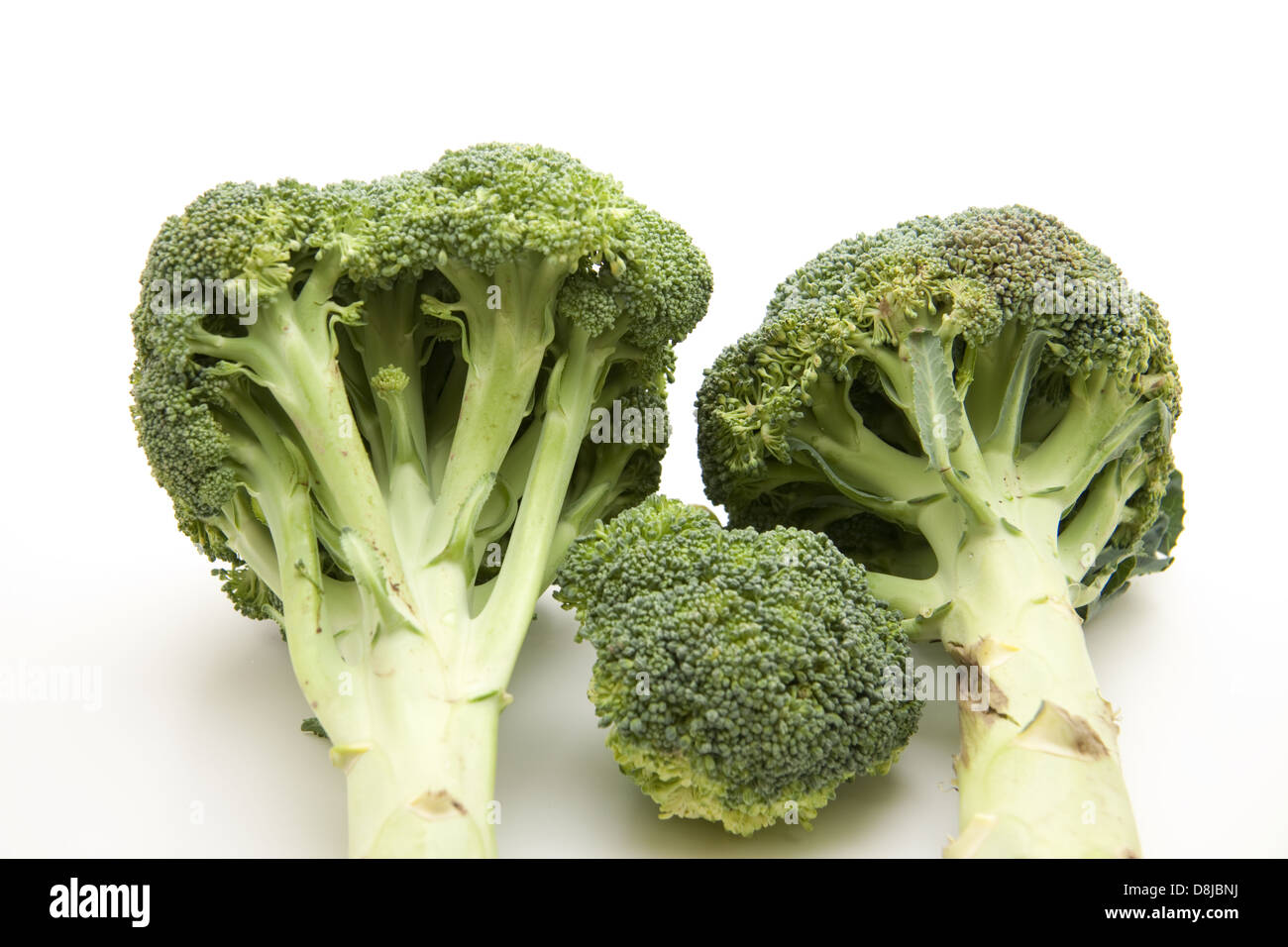Broccoli with stem Stock Photo Alamy