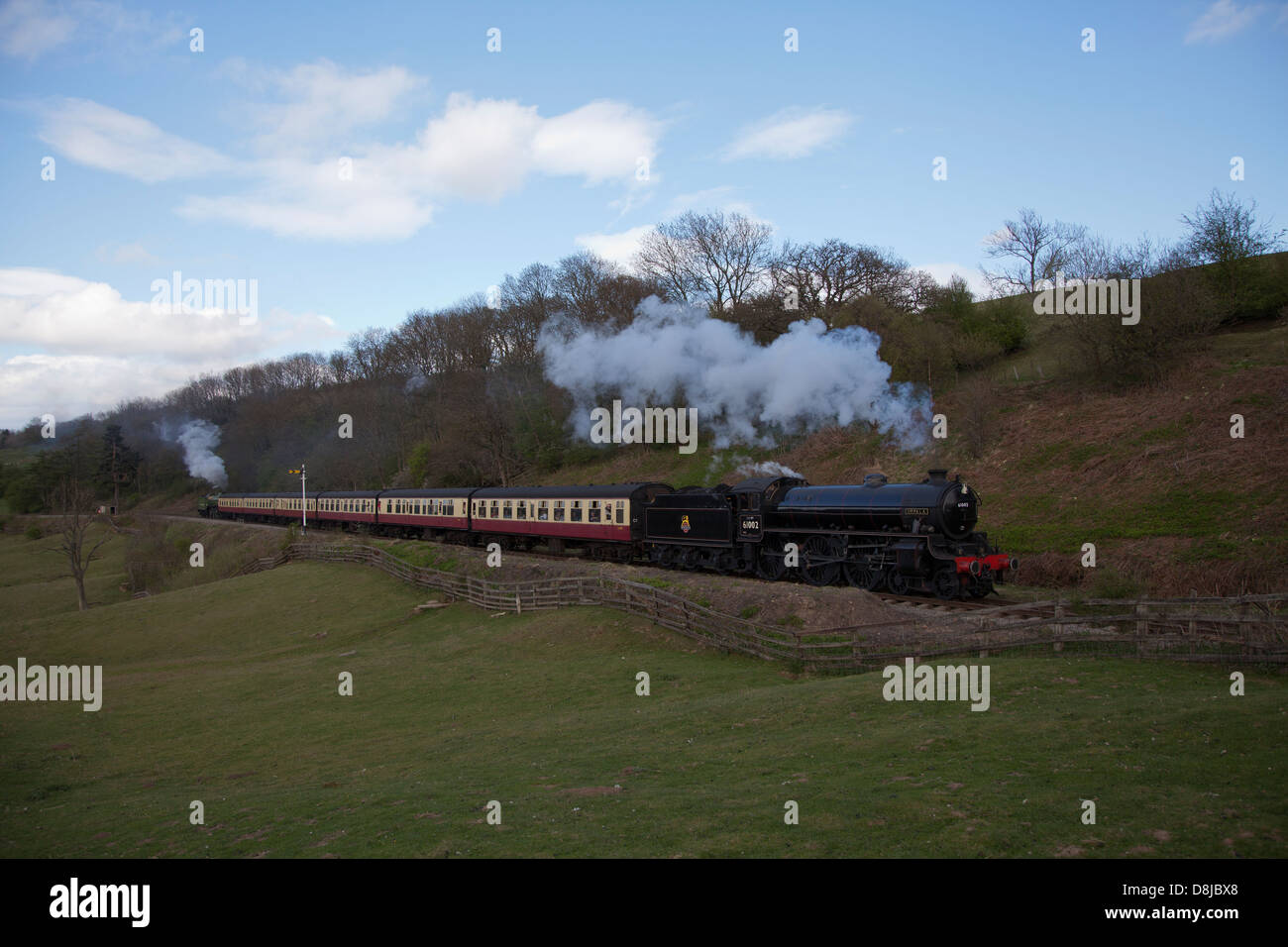 Engine 61306 steam engines 61306,61002 Stock Photo - Alamy