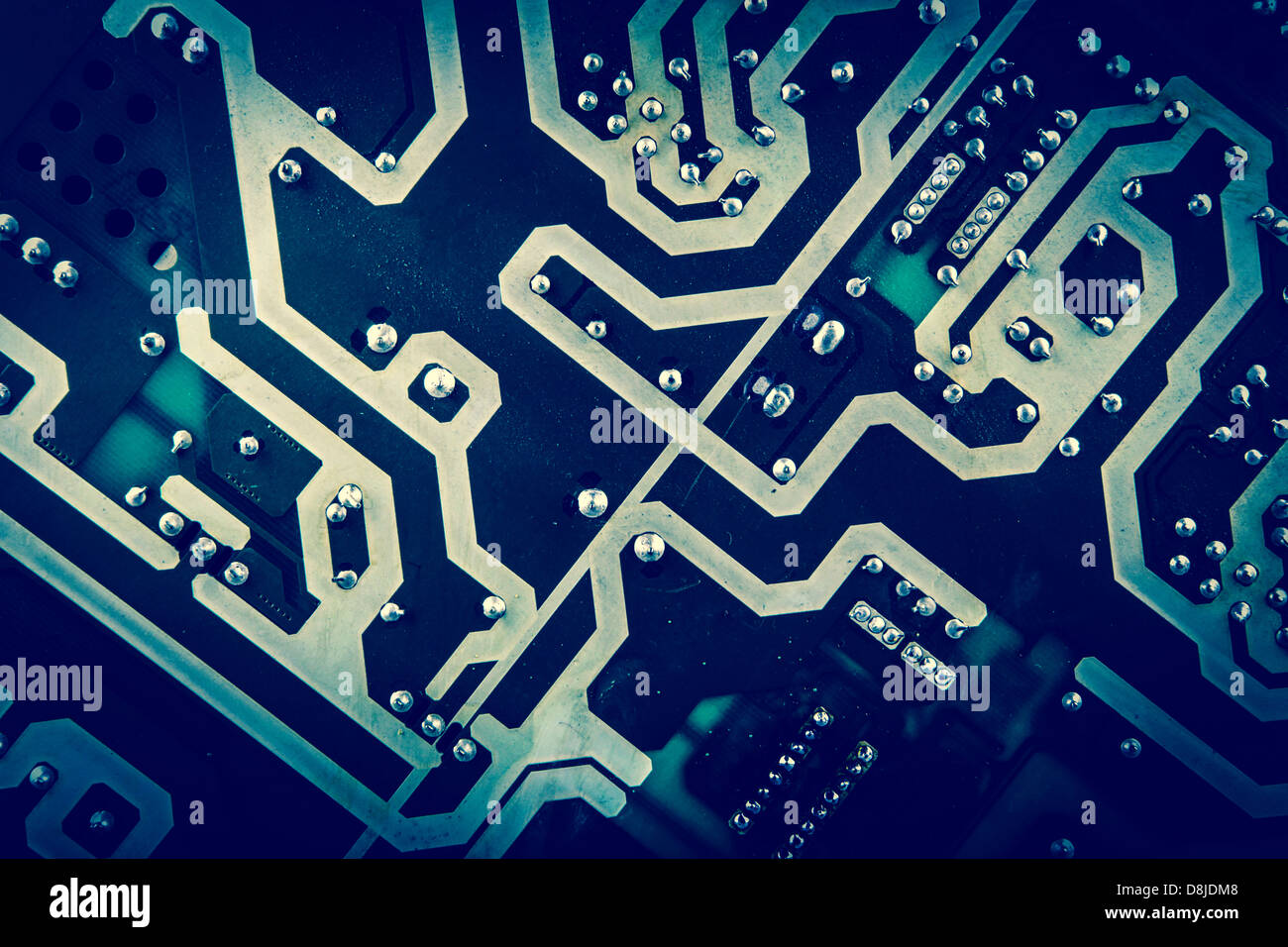 closeup of electronic circuit board Stock Photo Alamy