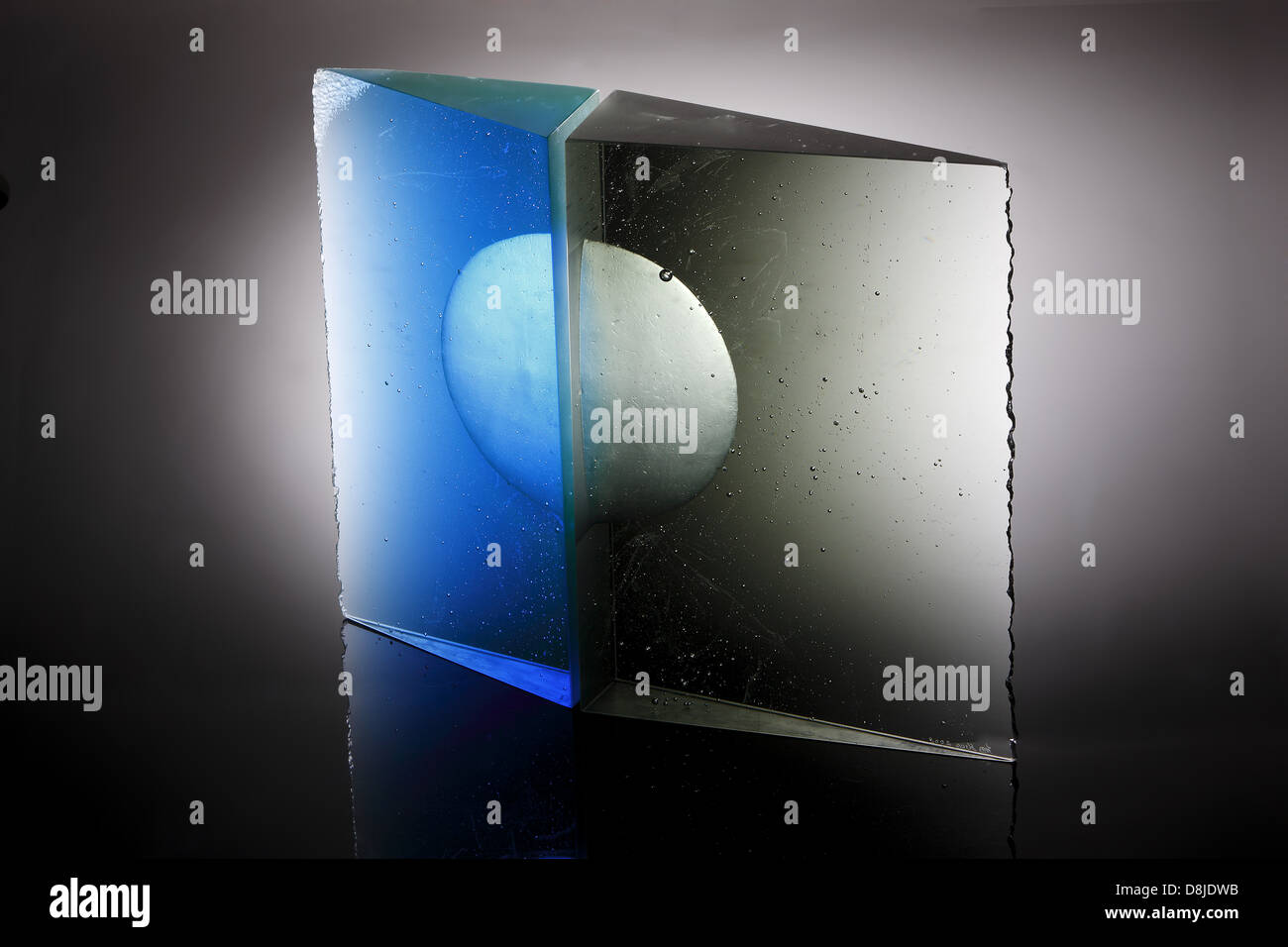 Kiln formed glass art Stock Photo Alamy