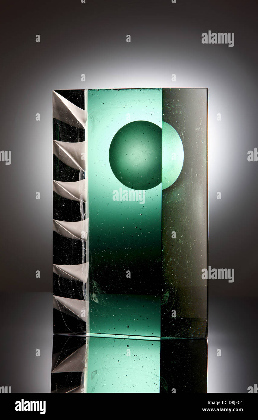 Kiln formed glass art Stock Photo Alamy