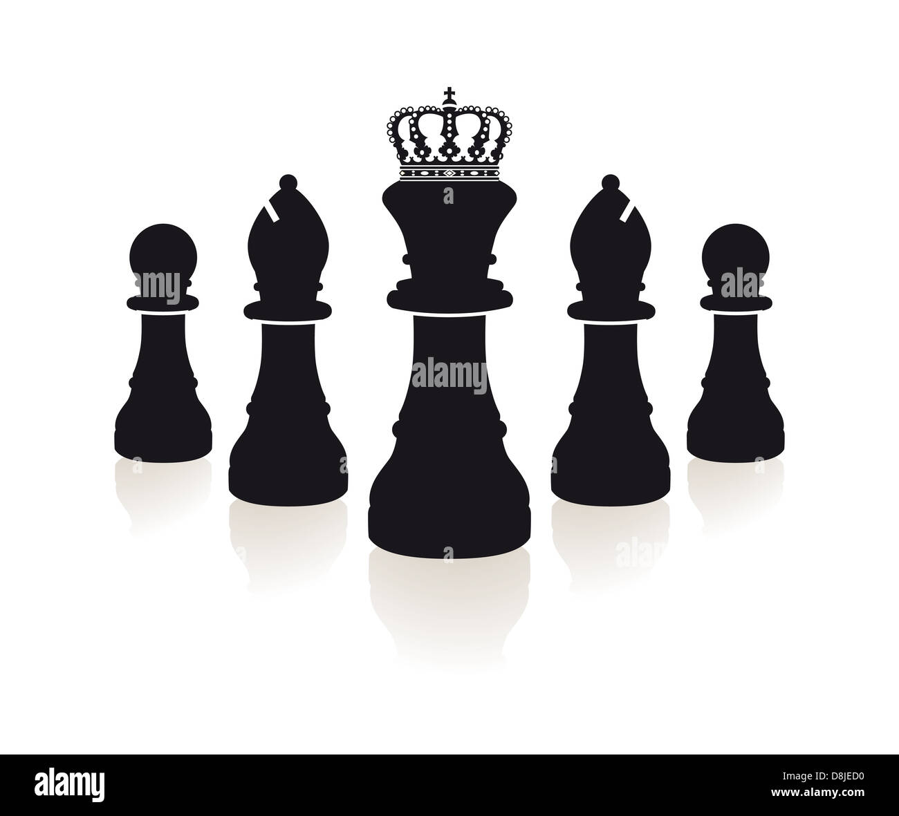 chess figures Stock Photo