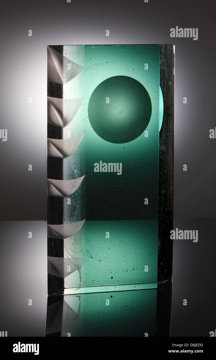 Kiln formed glass art Stock Photo Alamy