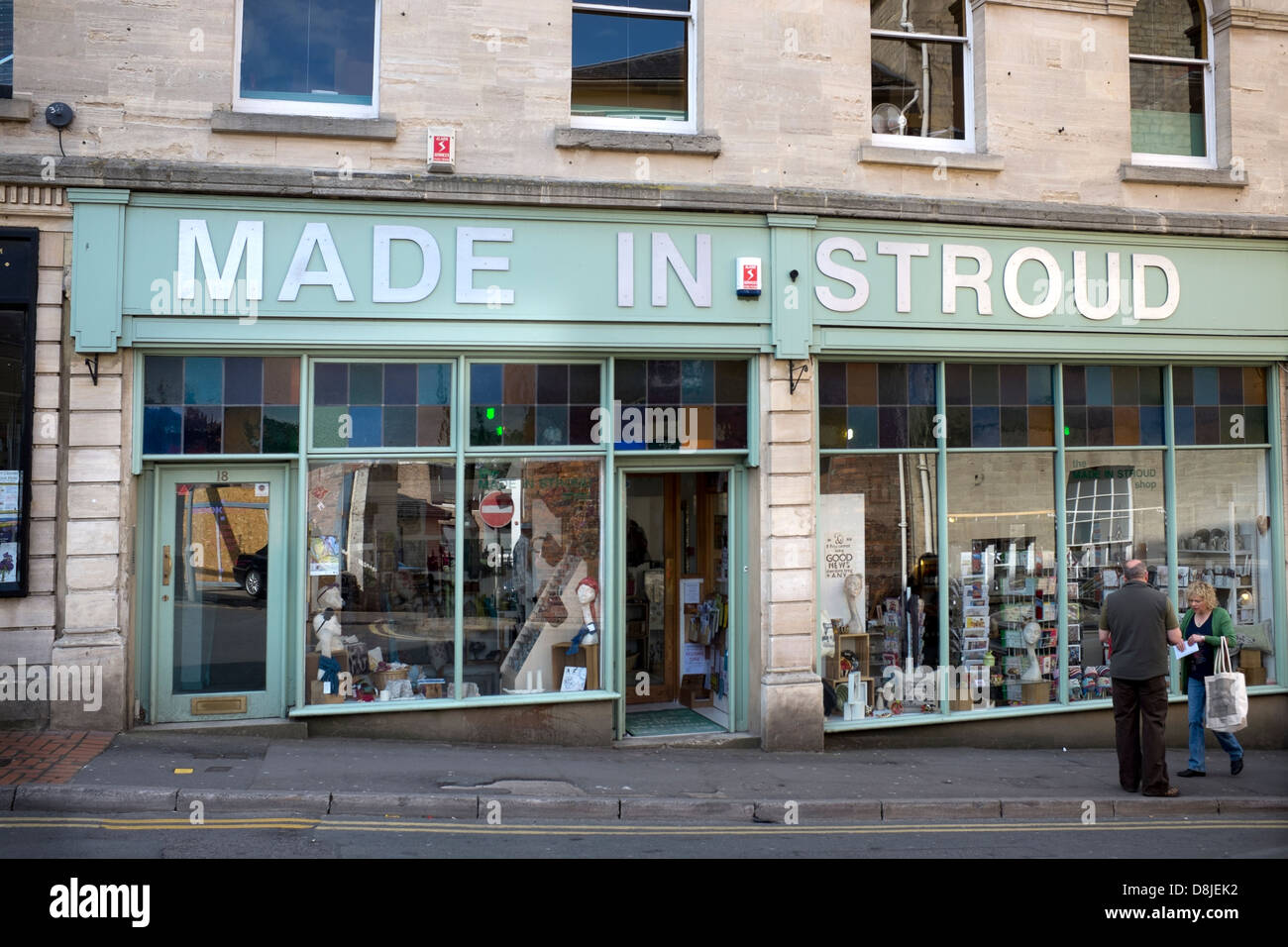 Made in Stroud Store Stock Photo