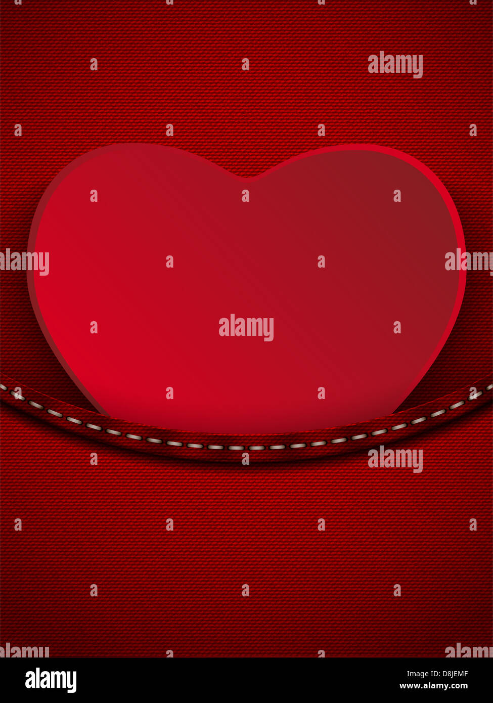 Heart Pocket Jeans main image 1