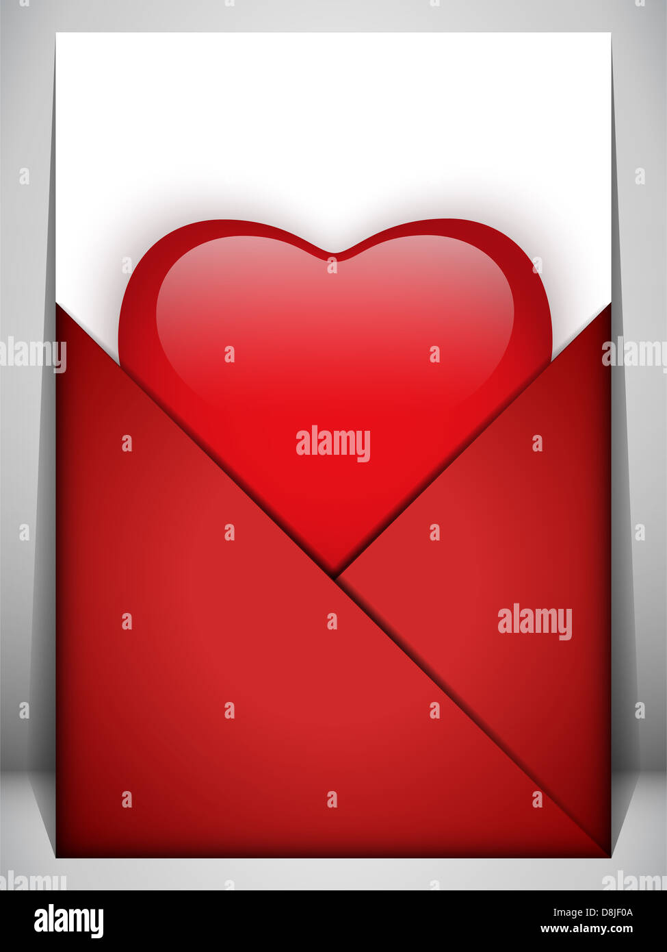 Vector - Valentine Day Heart Letter Love Stock Photo - Alamy