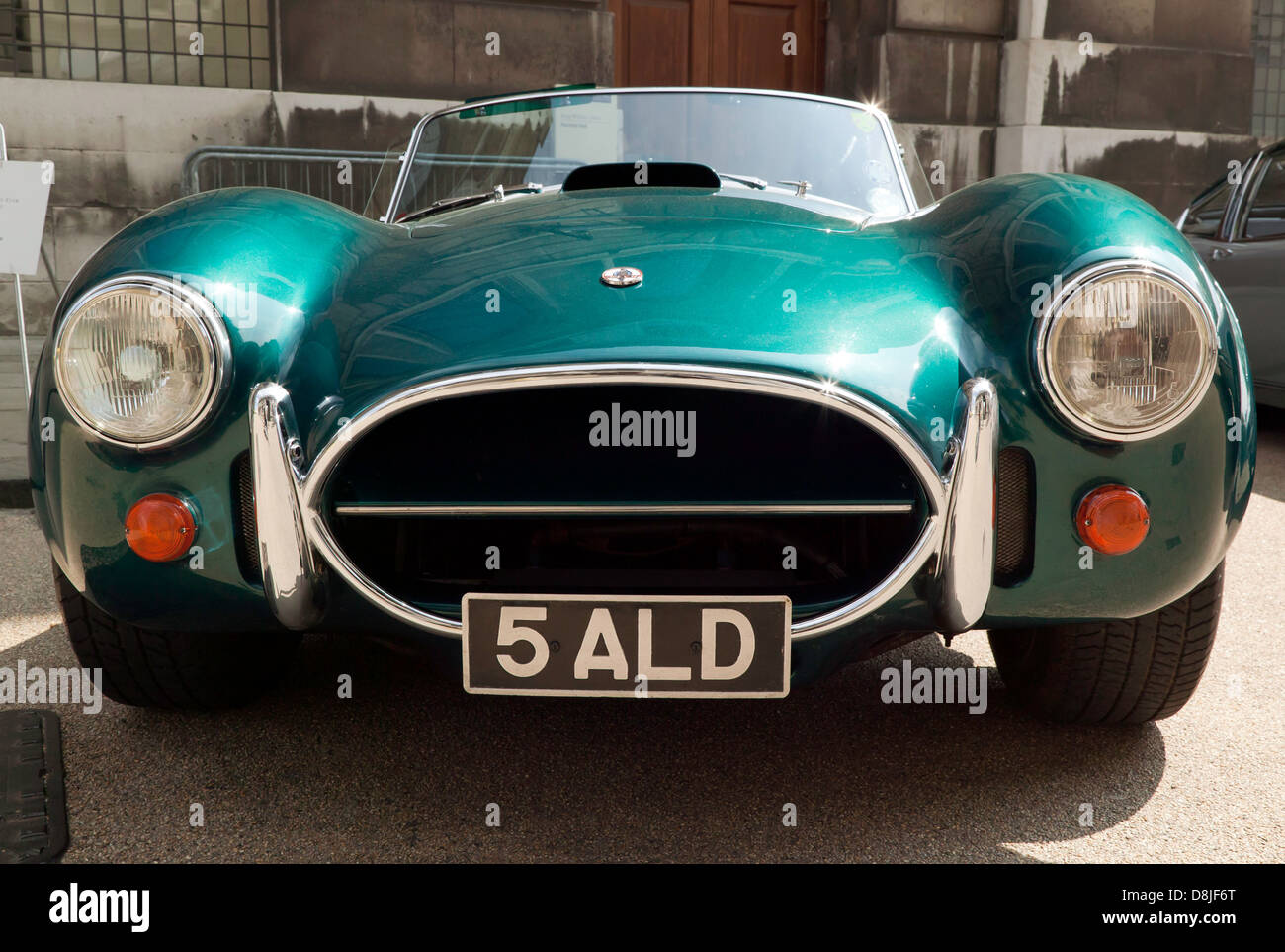 Front View Of A Classic 427 Ford Shelby Ac Cobra On Display At The Stock Photo Alamy