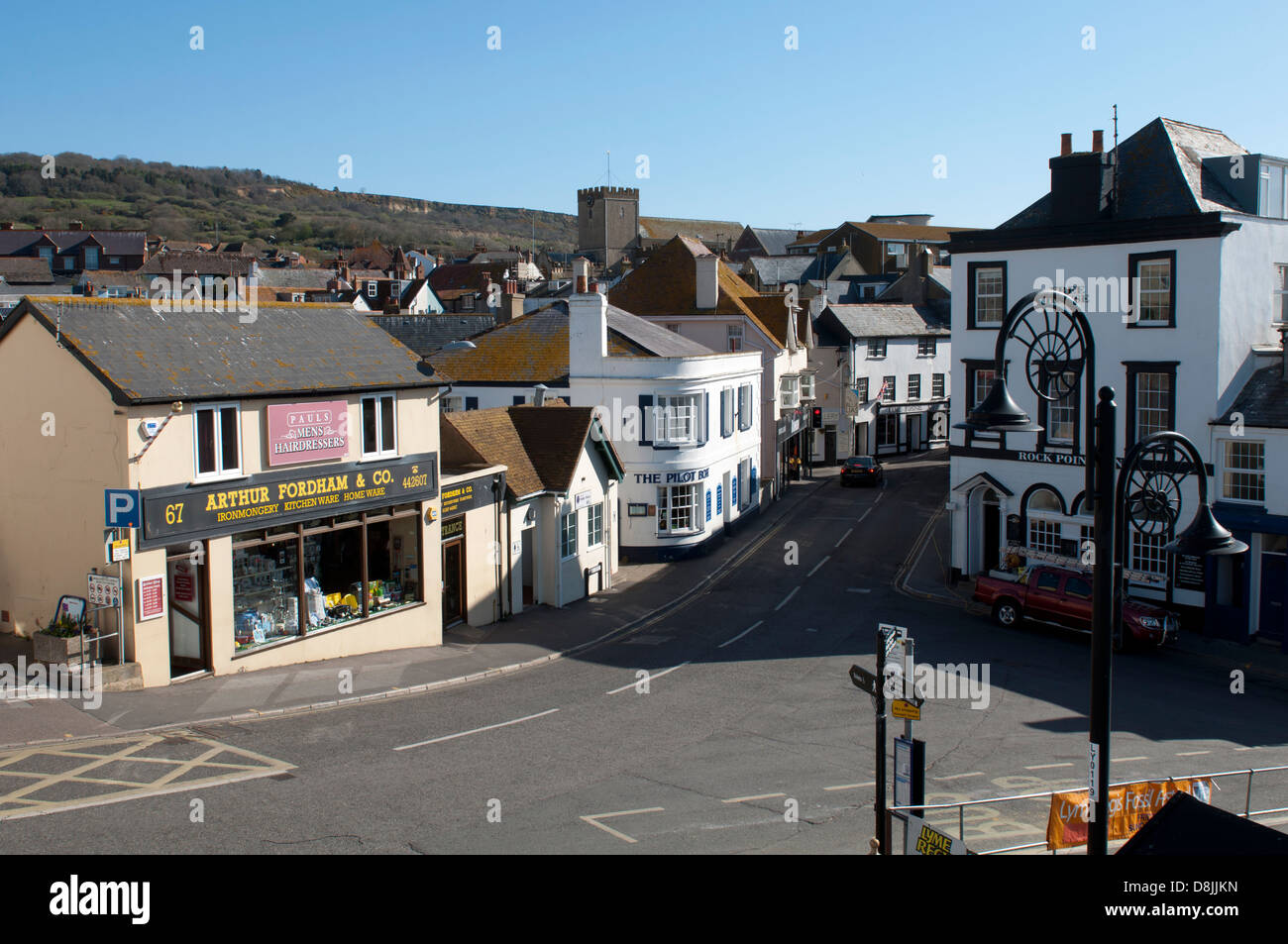 Lyme Regis Town Centre High Resolution Stock Photography and Images Alamy