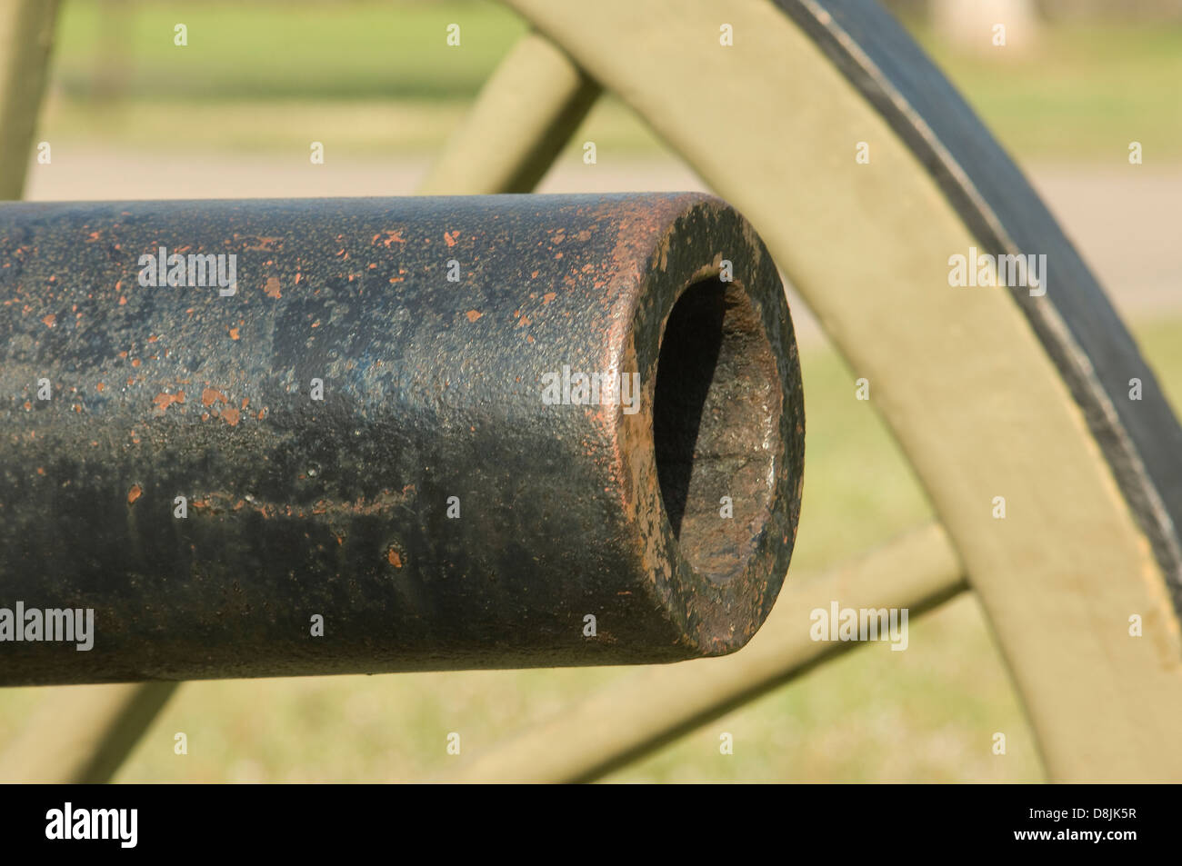 12-pounder Blakely rifled artillery, Shiloh National Military Park, Tennessee. Digital photograph Stock Photo