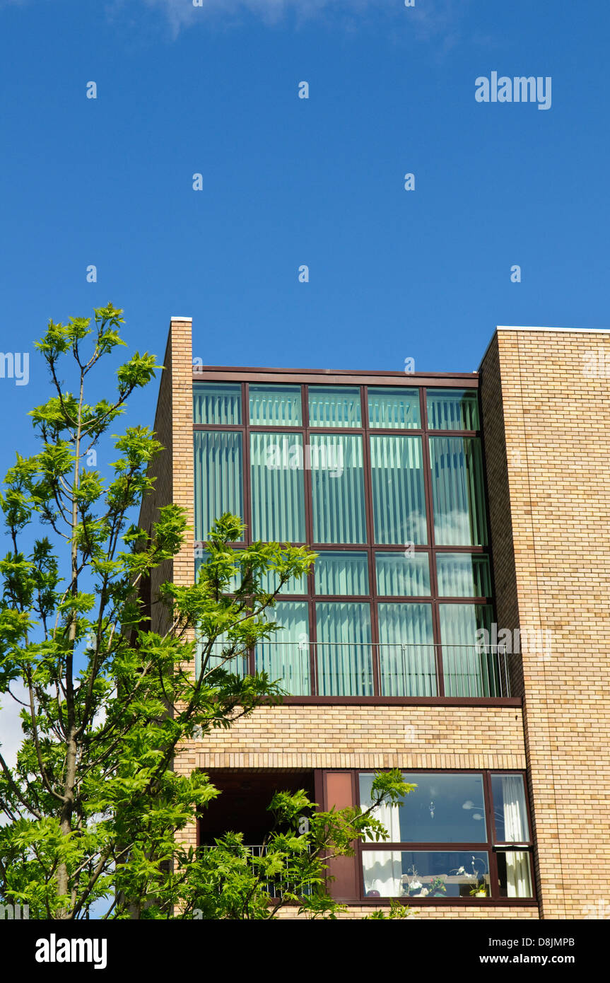 Flats at McEwan Square, Fountainbridge, Edinburgh, Scotland, UK Stock