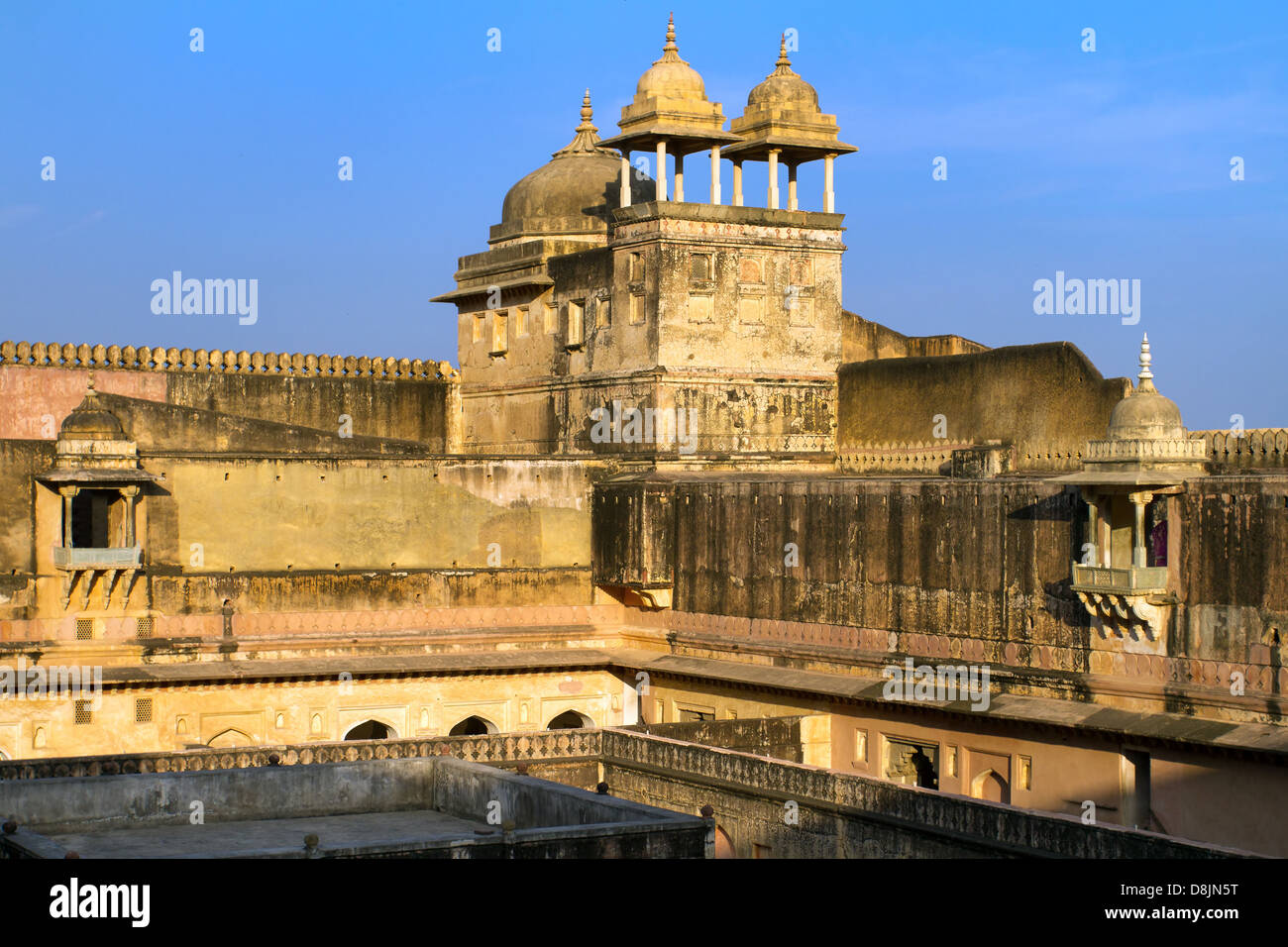 Palace of the Amber Fort near Jaipur, Rajasthan, India Stock Photo
