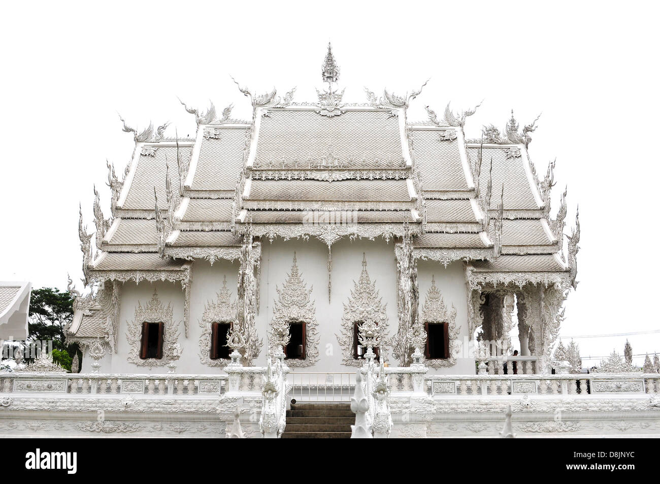 Thailand Chiang Rai White Temple famous landmark art architecture ...