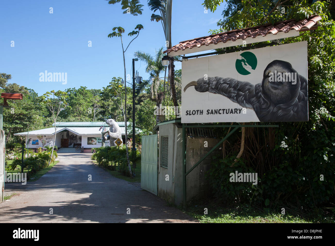 Sloth Sanctuary, about 11km north of Cahuita, Costa Rica Stock Photo