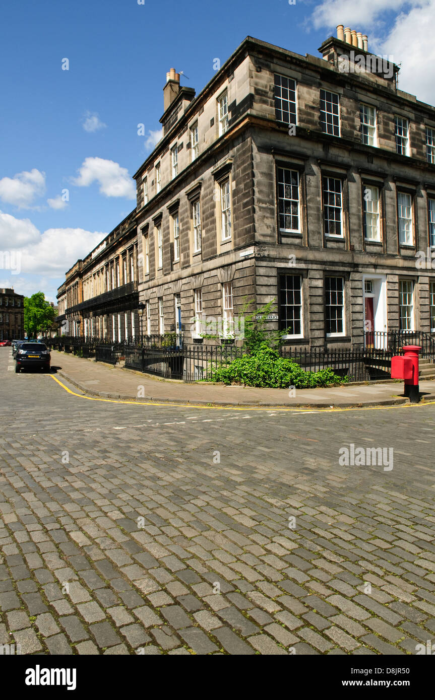 The junction of Danube Street and Dean Terrace, Stockbridge, Edinburgh