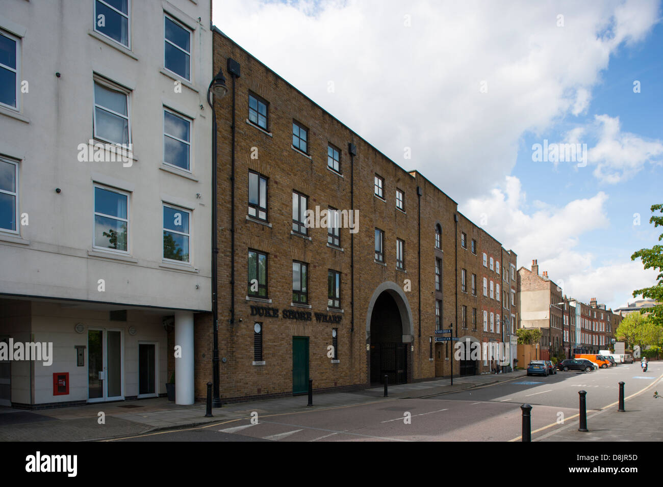housing development Duke Shore Wharf Narrow Street London E14 Stock