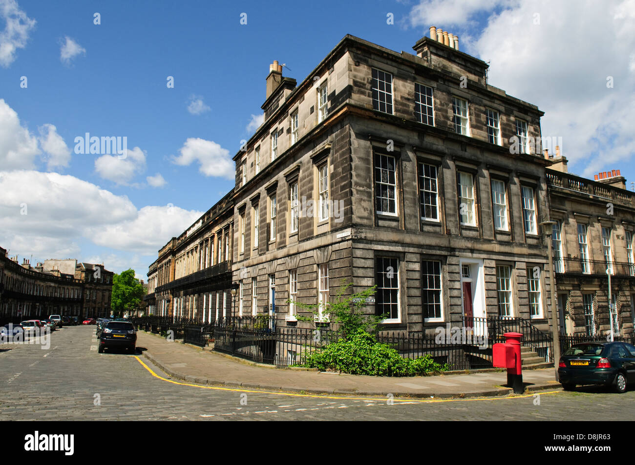 The junction of Danube Street and Dean Terrace, Stockbridge, Edinburgh