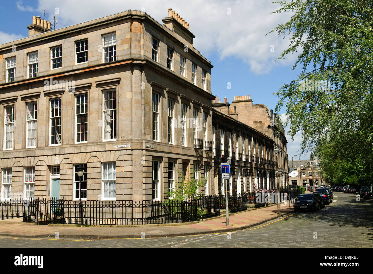 The junction of Carlton Street and Dean Terrace, Stockbridge, Edinburgh