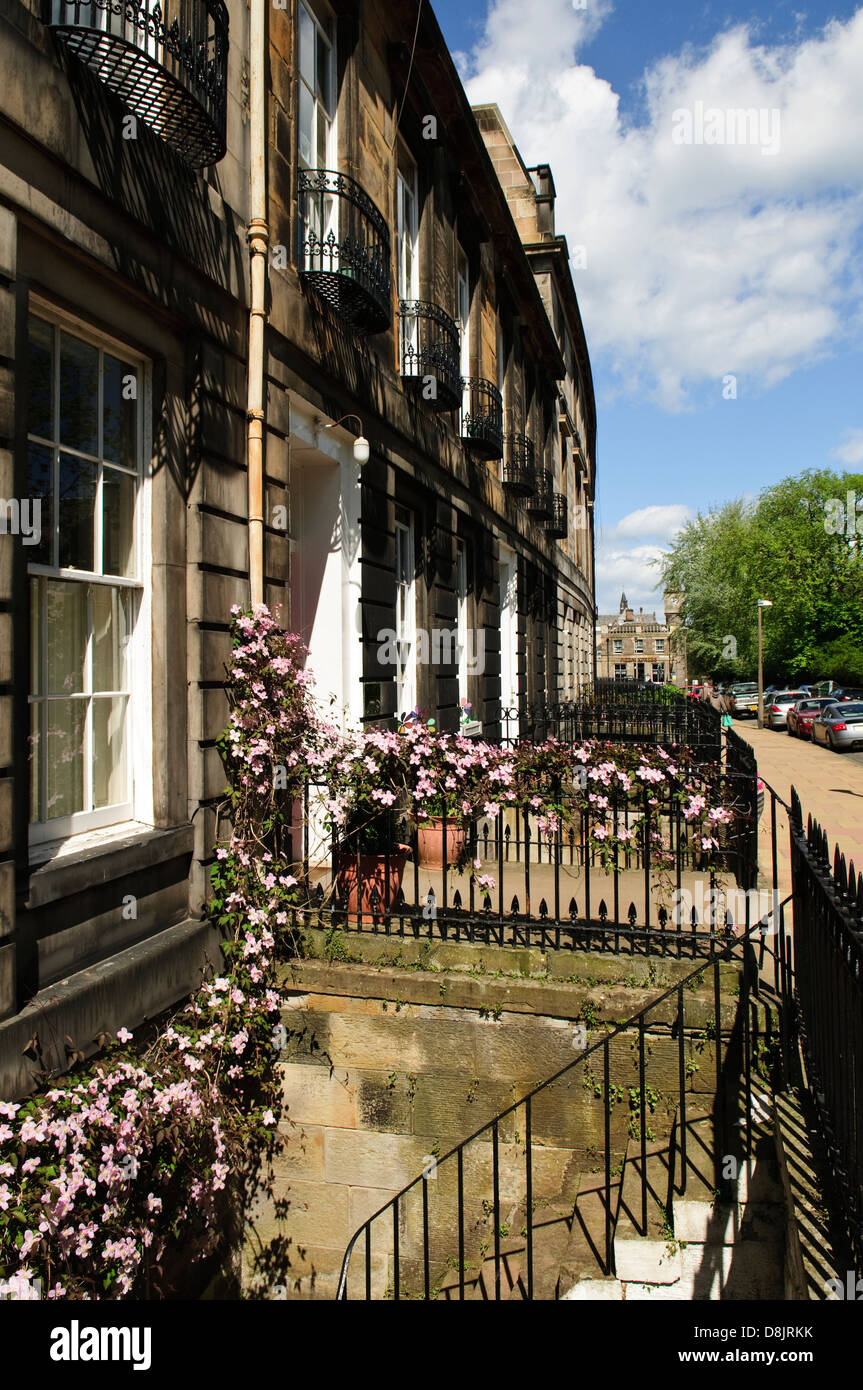 housing in Dean Terrace, Stockbridge, Edinburgh Stock Photo