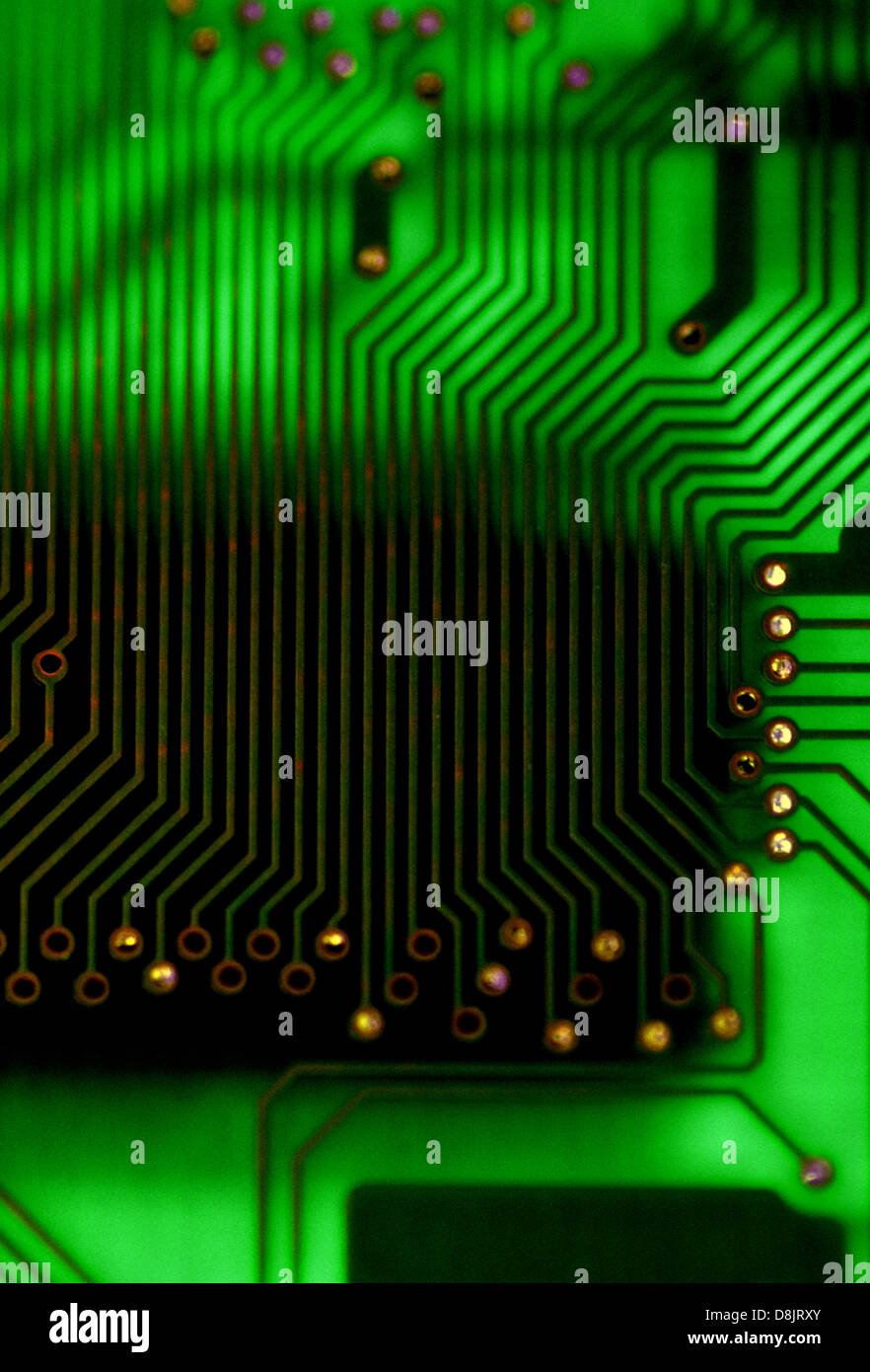 still life close up of a printed circuit board Stock Photo - Alamy