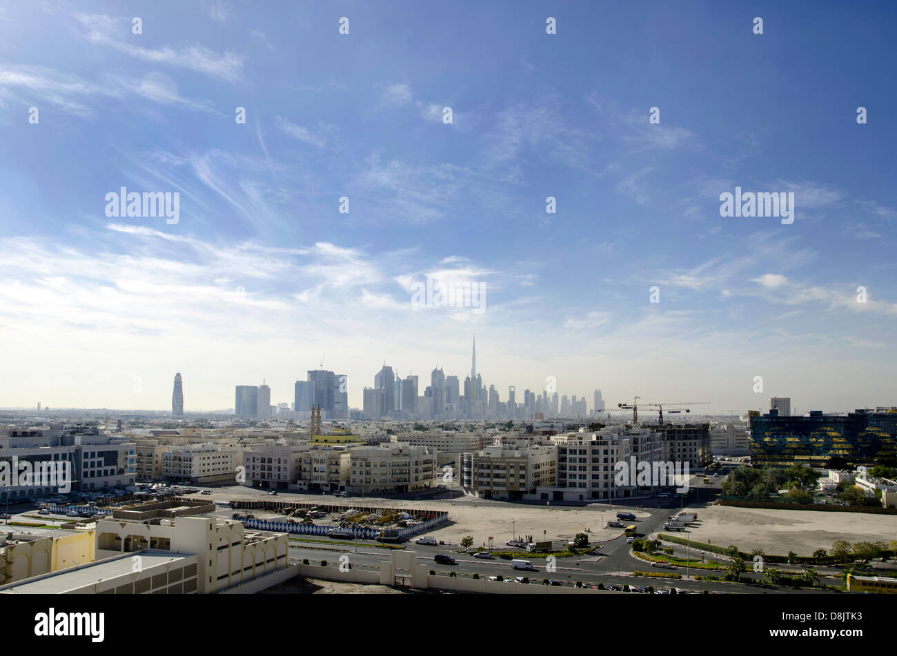 Skyline, Dubai, UAE Stock Photo
