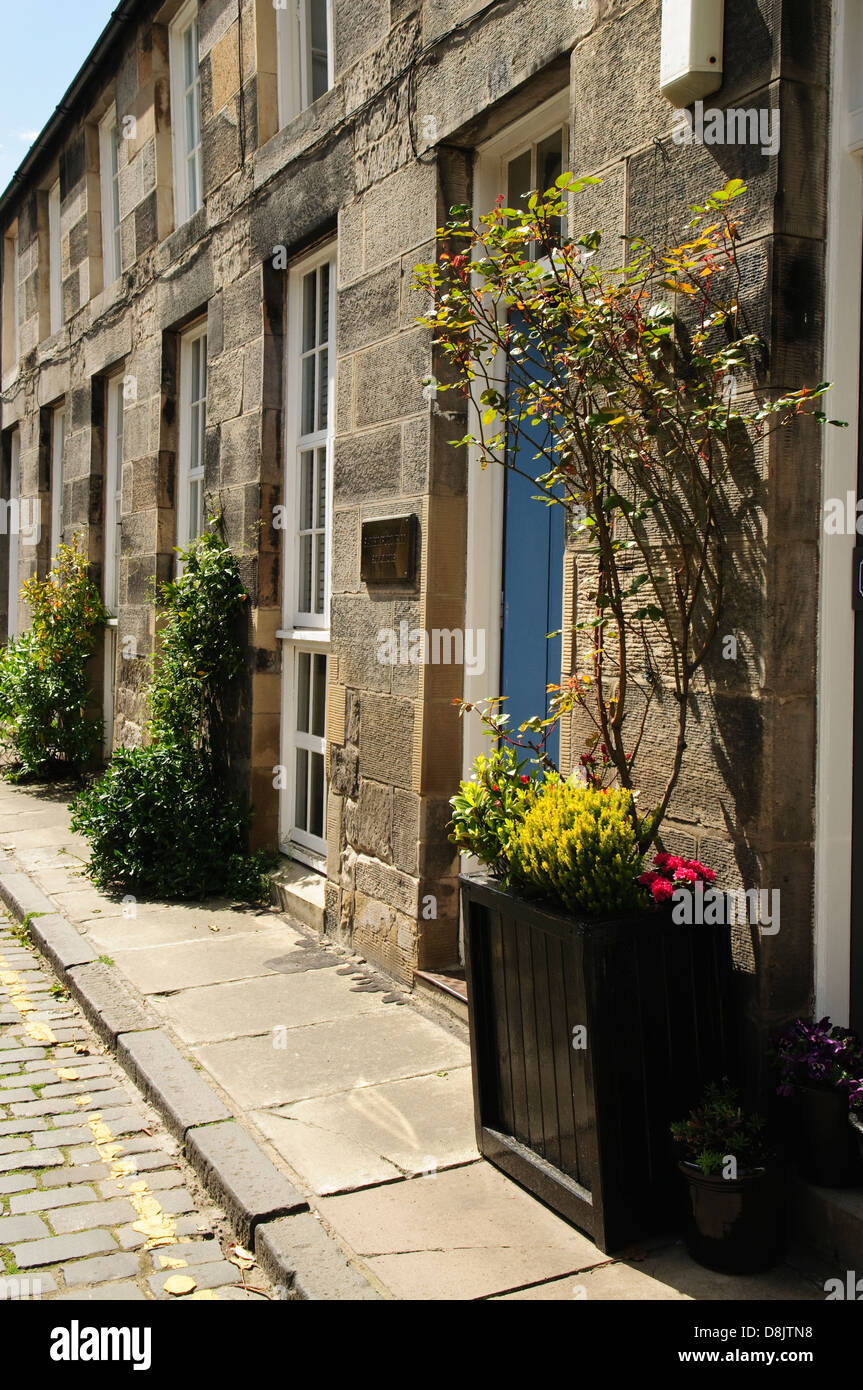 Mews property in Circus Lane, Stockbridge, Edinburgh, Scotland, UK