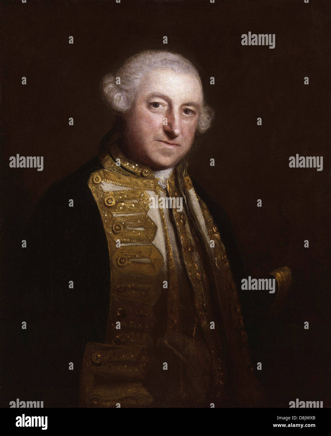 Sir Joshua Reynolds Edward Boscawen 1755 Stock Photo