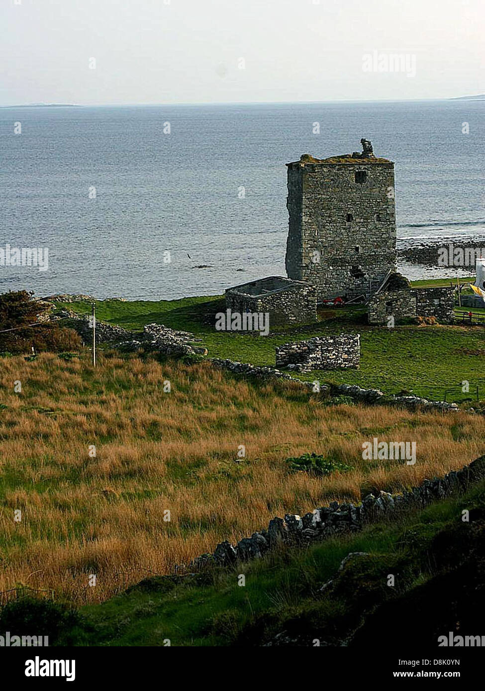 Renvyle castle in county galway ireland near tully cross. Stock Photo