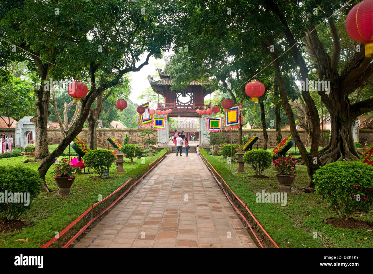 Hanoi, Vietnam  - Temple of Literature Stock Photo