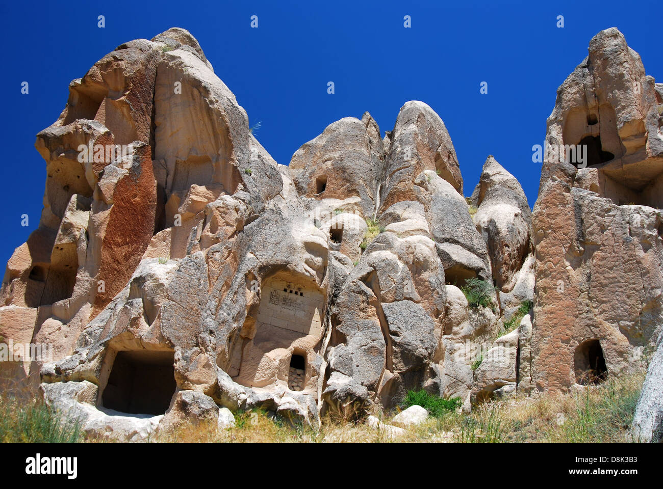 Cappadocia Rocks Cappadocia landscape with vulcanic rocks and houses carved in this rock ...