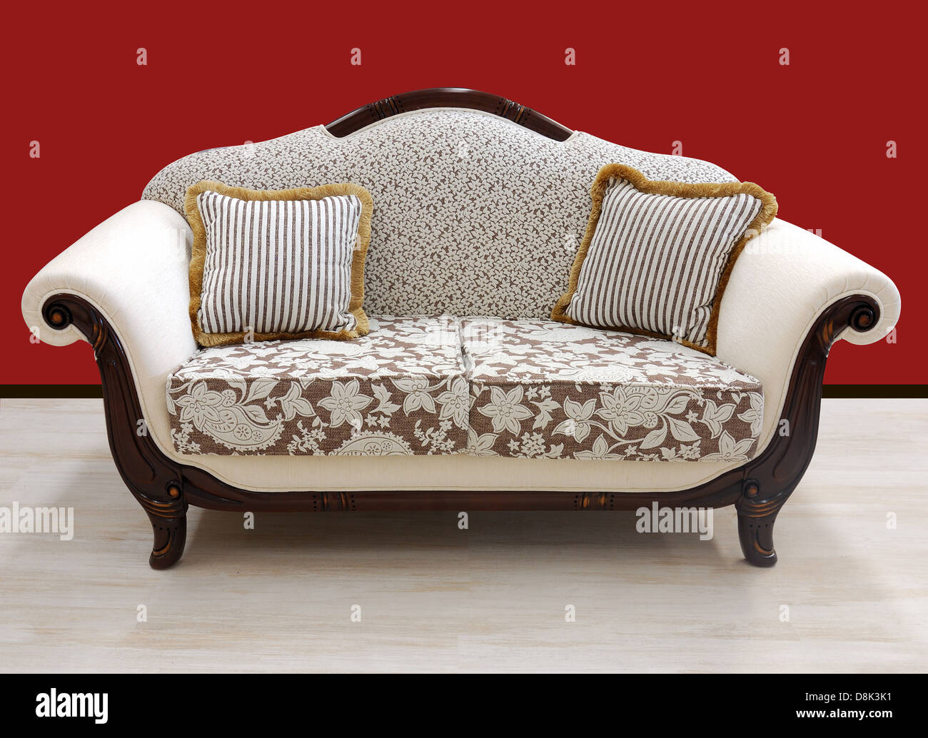 Vintage design style sofa Stock Photo Alamy